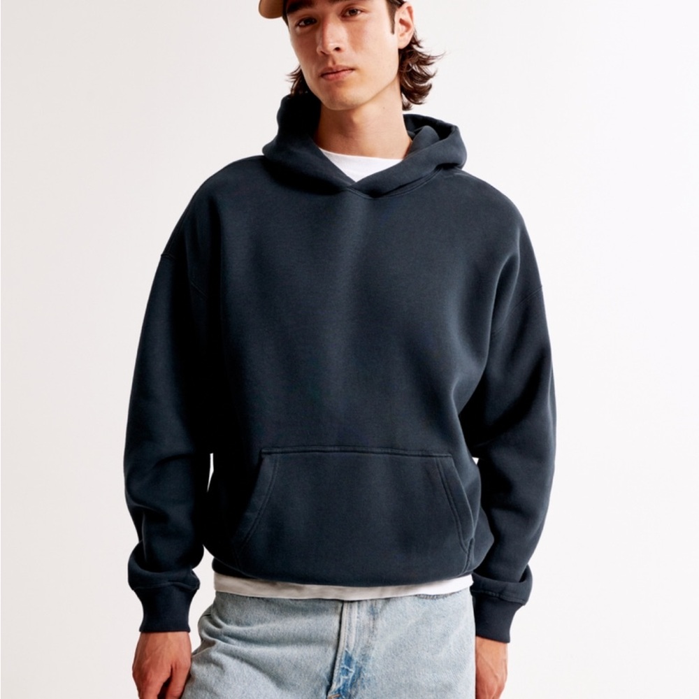 NWT Abercrombie Navy Blue Hoodie